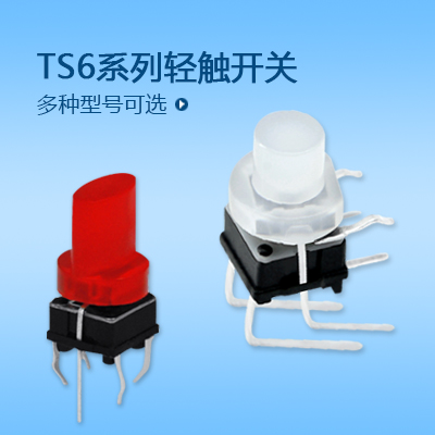 帶燈輕觸開關TS6系列