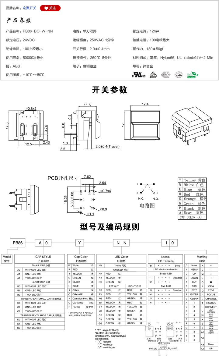PB86-B0-W-NN按鍵開關參數尺寸.jpg
